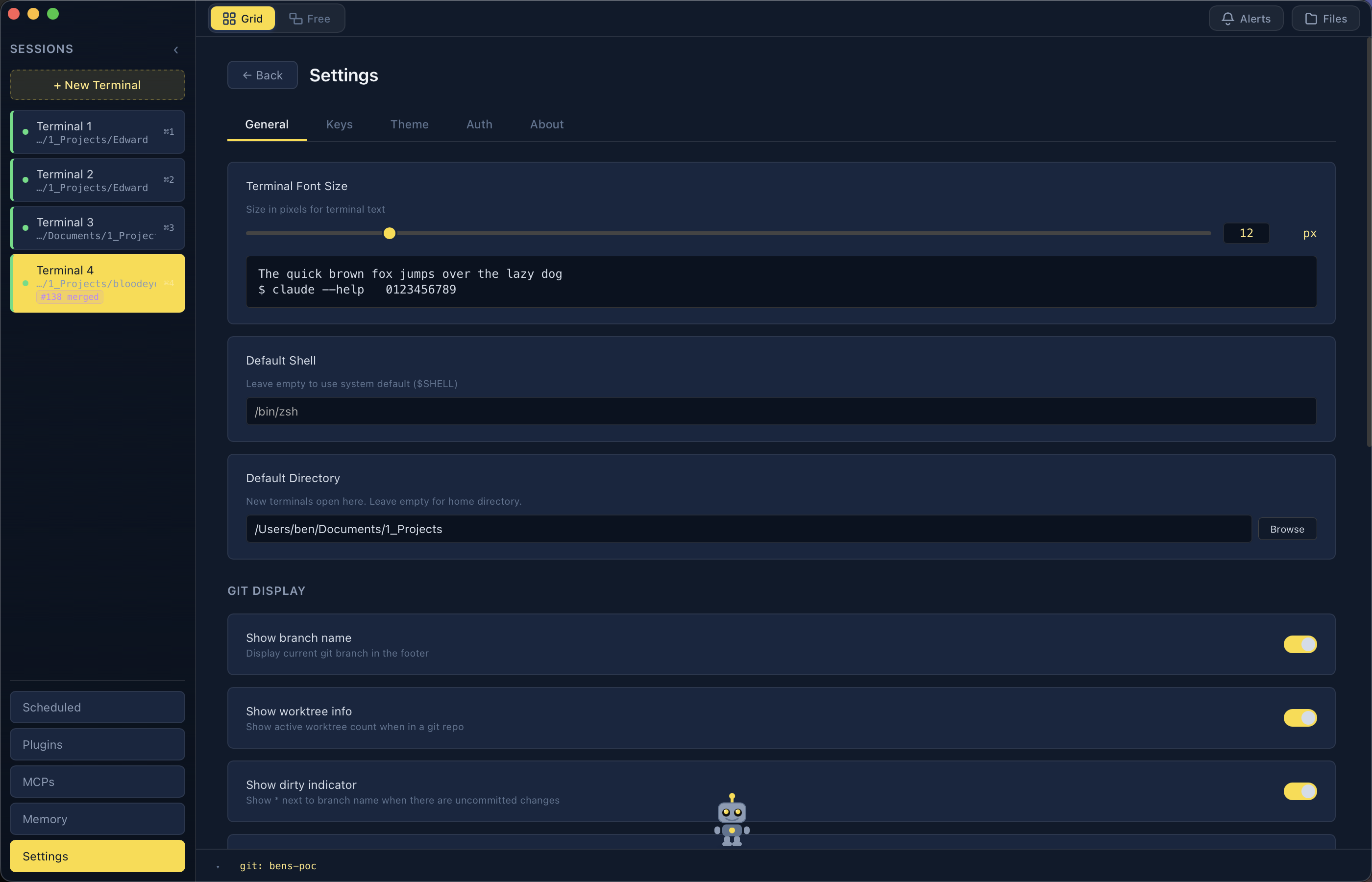 PaneStreet expandable git branch timeline